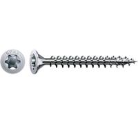 SPAX 880910100040016 R 88091 Senkkopf/T-STAR Vis à bois à tête fraisée 4 mm 16 mm Torx, 6 pans intérieurs ronds acier étamé par galvanisation 1000 pc(s)