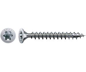SPAX 880910100040016 R 88091 Senkkopf/T-STAR Vis à bois à tête fraisée 4 mm 16 mm Torx, 6 pans intérieurs ronds acier étamé par galvanisation 1000 pc(s)