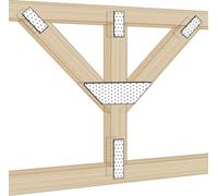 SPAX Bande de plaques perforées 140 x 1200 x 2,0 mm - 10PCS - SXNPS2014