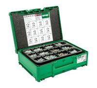 SPAX Box Systainer³ T-Loc Construction de meubles, tête multi-fraise, T-STAR plus, WIROX, 2900 vis et 5 embouts