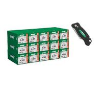 SPAX Coffret de 5 900 Vis Filetage Partiel, Tête Fraisée, T-STAR plus | Kit de 15 tailles en acier WIROX, idéal pour construction bois intérieure, avec outil multifonction et embout de guidage