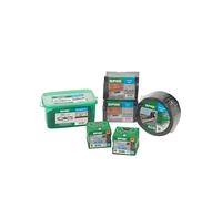 Kit pour Terrasse SPAX vis en acier inoxydable, entretoise, embout, tampon et mètre ruban