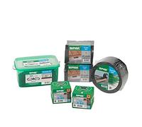 Kit pour Terrasse SPAX vis en acier inoxydable, entretoise, embout, tampon et mètre ruban