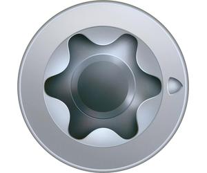 Spax RA Ancrage de cadre 7,5 x 150 mm tête plate fraisée T-STAR plus filetage complet galvanisé brillant A2J 100 pces