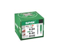 SPAX Set de chevilles et vis »WIROX«, 120 pièces, chevilles à expansion type SD 8x40, vis universelles 5x60