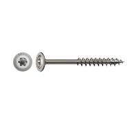 Spax – Vis à bois tête disque T-STAR plus T40 8 x 140 mm filetage partiel 4CUT inox A2, 50 pièces