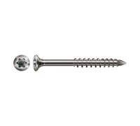 SPAX Spax Fassade 5 x 100 mm tête fraisée bombée petite T-STAR plus filetage partiel pointe CUT inox A2 Quantité:100