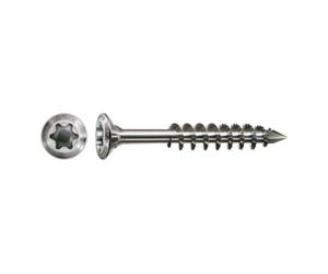 SPAX Spax Fassade 5 x 100 mm Tête fraisée bombée T-STAR plus filetage partiel Pointe CUT Acier inoxydable A2 anti-rouille Quantité:100