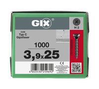 SPAX® GIX-C Vis à fixation rapide 3,9x25 H2 Hilogew. Phosph. 1000 pièces, 1791170390255