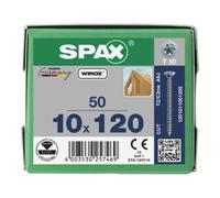 SPAX Spax S Vis à tête fraisée multiple 10 x 120 T-STAR PLUS T50 VG CUT WIROX Quantité:50