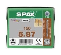 SPAX SPAX TELKO sans lentille T-STAR+ T20 WIROX 5 x 87 Quantité:150