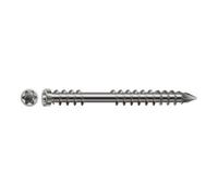 SPAX Vis terrasse, 5 x 40 mm, 200 pièces, Filetage de fixation, Tête cylindrique, T-STAR plus T25, Pointe CUT, Acier inoxydable A2-0537000500403