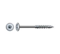 SPAX Vis bois Wirox tête disque 8 x 400 mm filetage partiel T-STAR plus T40 4CUT Boîte de 50