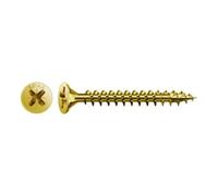 SPAX Vis à bois universelle - filetage total PZ2 - 3,5 x 15 mm - 1000 pièces - Yellox