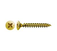 SPAX Vis universelle, 3 x 30 mm, 200 pièces, Tête centrante, Tête fraisée, Cruciforme Z1, Pointe S, YELLOX - 1081020300303