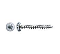 Spax International – Vis à bois universelle Torx 6 x 60 mm acier zingué tête ronde 200 pièces