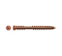 Spax Vis terrasse 5x50 mm Tête cylindrique T-STAR Plus T25 Pointe CUT Inox A2 antique - 200 unités