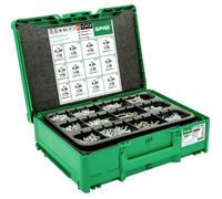 SPAX Box Systainer³ T-Loc Construction de meubles, tête multi-fraise, T-STAR plus, WIROX, 2900 vis et 5 embouts
