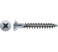 SPAX Tête fraisée 4.5x 50 filetage complet Pozidriv 2 avec trou de tête Wirox-Argent