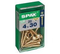 Lot De 20 Vis Acier Tête Fraisée Pozidriv, Diam.4 Mm X L.30 Mm G