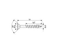 SPAX Vis bois Ø4,5 x 60 mm - 360 pcs - Métallique