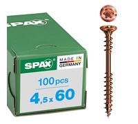Vis terrasse SPAX 4.5x60mm Tête cyl. T-STAR plus T25 - Pointe CUT - inox A2 antique - 100 unités - 25479004506022
