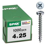 SPAX® 0231010400255 SPAX® Universalschrauben Z2 Halbrundkopf WIROX 0231010400255 4 mm x 25 mm, 1000 St.