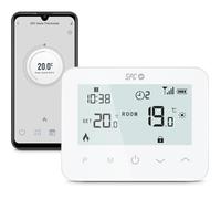 VESTA THERMOSTAT - Thermostat de chauffage WiFi pour chaudière gaz, contrôle app, blanc