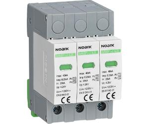 SPD DC 1000V C (type 1+2) 3P 20kA/40kA Parafoudre photovoltaïque NOARK 111759