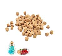 SPEACOUR 150 PCS Bouchons en Liège Naturel Mini Coniques en Bois Pour Bouteilles de Vin, Bière et Tubes à Essai d'un Diamètre de 12 mm