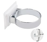SPEACOUR Porte Sèche Cheveux Mural Adhésif 85MM Titulaires de Sèche-Cheveux en Plastique Support Sèche Cheveux sans Perçage Universel Charge Maximale 3 kg pour Ranger Le Sèche-Cheveux(Blanc)
