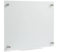 SpeaKa Professional Tableau magnétique en verre SP-BWM-200 (l x H) 600 mm x 450 mm blanc lisse boîte de rangement fournie
