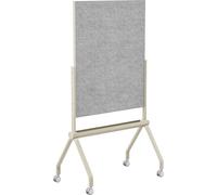 SpeaKa Professional Tableau magnétique en verre, Tableau blanc SP-SMW-002 (l x H) 907 mm x 1107 mm blanc, gris aimants inclus, boîte de rangement fournie