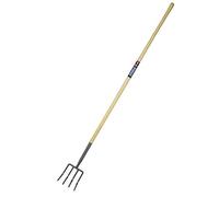 Spear & Jackson 1609CS Fourche de traînage à fumier à long manche de 72"