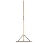 Spear & Jackson 3888AS Râteau de Nivellement en Aluminium Lame 24" (605 mm), Manche Long 62" (1580 mm), Léger et Robuste - pour Asphalte, Béton, Terre, Gravier, Sable et Matériaux de Jardin