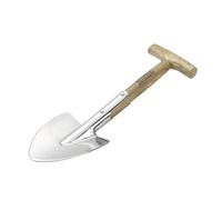 Spear & Jackson 4751RBS Bêche massifs surélevés, Manche Court en frêne | Acier inoxydable poli miroir, pour plantation, division des vivaces & jardinage, gamme Traditional