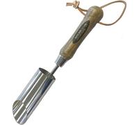 Spear & Jackson 5100BP Plantoir à bulbes INOX, tête Tubulaire 40 mm | Manche en bois dur, pour bulbes, pelouses, massifs, pots & carrés potagers, gamme Traditional