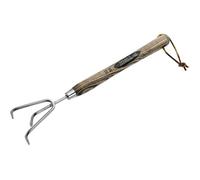 Spear & Jackson 5210PC Cultivateur INOX à 3 Dents, Manche 30 cm | Pour ameublir le sol, désherber & incorporer le compost, gamme Traditional