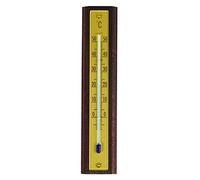 Spear & Jackson 53031 Thermomètre intérieur 18 cm Bois Acajou Doré