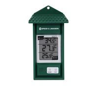 Spear & Jackson Thermomètre 53106 mini-maxi digital Plastique Vert Intérieur/Extérieur