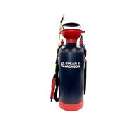 Spear & Jackson 8LPUMP Pulvérisateur à Pression 8 L à Pompe Manuelle, Haute Capacité pour Jardin et Entretien Extérieur avec Lance Télescopique en Laiton