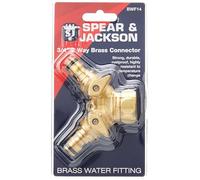 Spear & Jackson BWF14 Connecteur de robinet laiton 2 voies 3/4"