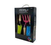 Spear & Jackson COLOURS3PS Houe, fourche et transplantoir de couleurs