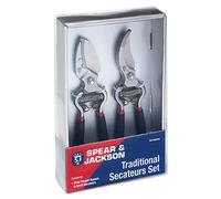 Spear & Jackson CUTTINGSET8 Set de sécateurs à lames courbes et à enclume traditionnels