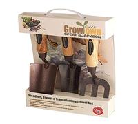 SPEAR & JACKSON Lot de 3 plantoirs en acier carbone