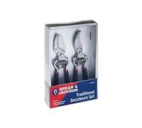 Spear & Jackson Set de sécateurs CUTTINGSET8 – à lames courbes et à enclume – Lot de 2