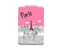 Specchi Lot de 12 miroirs Paris Pastel, 9,3 x 6,2 x 1,2 cm