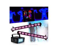 Spécial Déco Halloween Réglettes Barre Néon Lumière noire 9x3WFLUO BLACK LIGHT + Mini LEDSTROBE LED