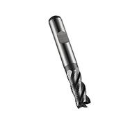 spécial lucarne C42813.0 Tige Ébauche End Mill, Alcrona Revêtement, Cobalt haute vitesse en acier PM, 13 mm de diamètre de la tête, 26 mm Flûte Longueur