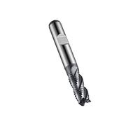 spécial lucarne C9088.0 Tige Ébauche End Mill, Alcrona Revêtement, Cobalt haute vitesse en acier PM, 8 mm de diamètre de la tête, 69 mm Longueur complète